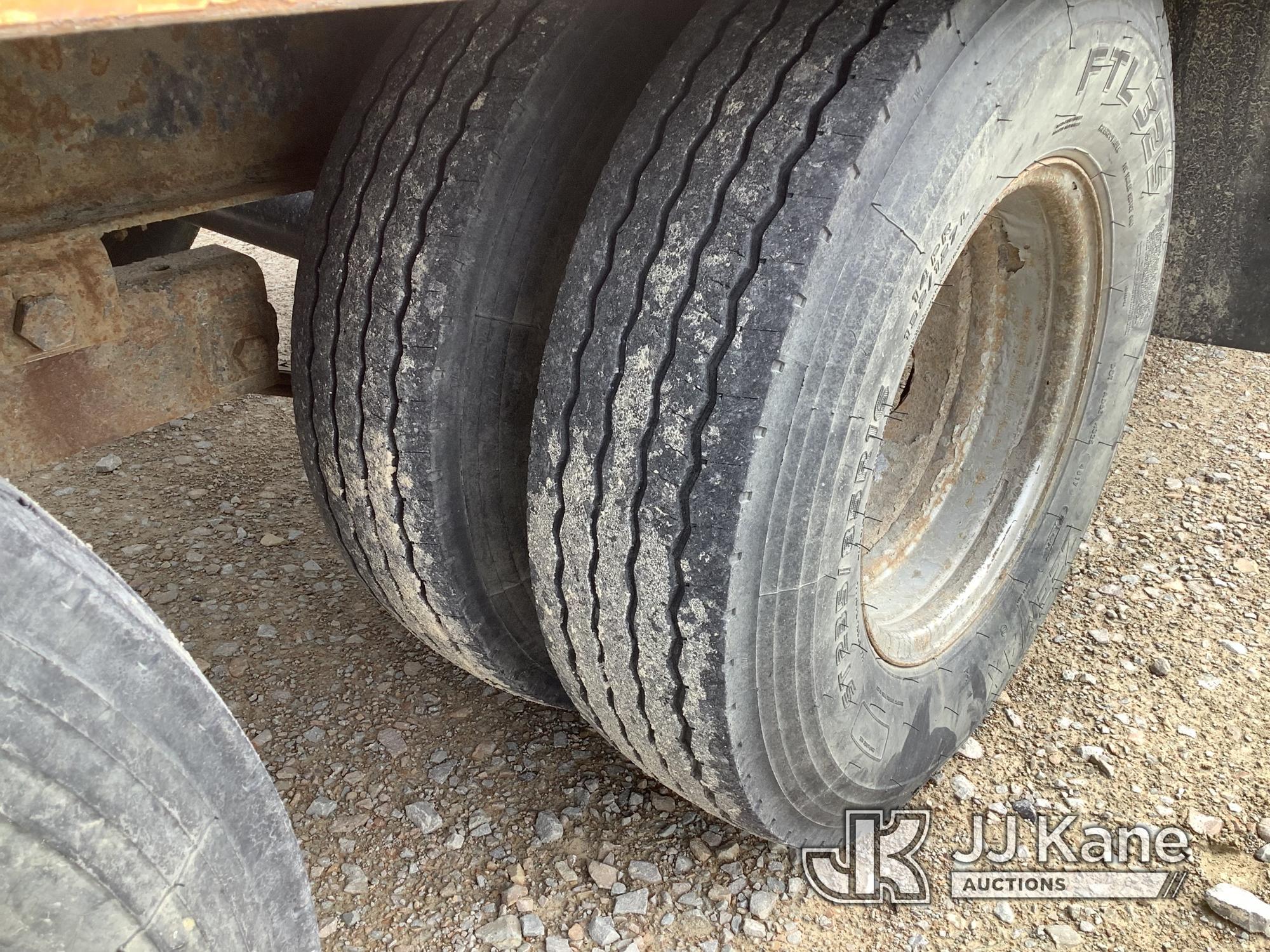 (Smock, PA) 2008 Millennium 0D25PG T/A Tagalong Flatbed Equipment Trailer Rust Damage, Seller States