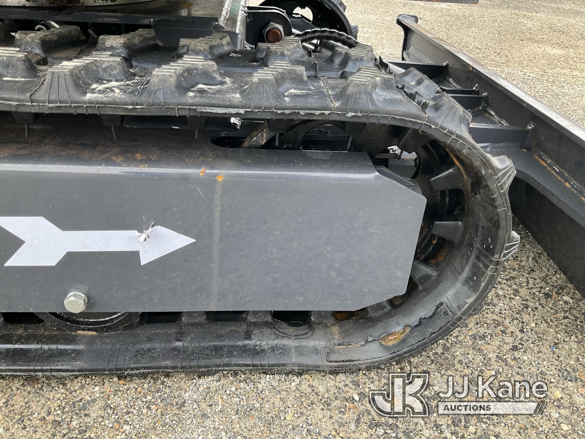 (Shrewsbury, MA) 2024 AGT QK16R Mini Hydraulic Excavator New/Unused, Engine Access Door Damaged