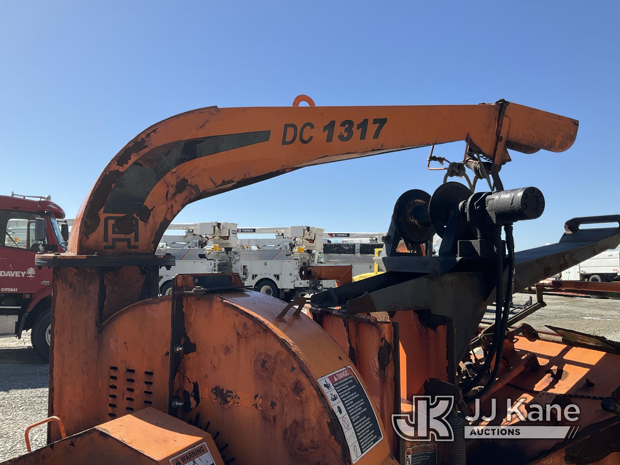 (Shrewsbury, MA) 2015 Altec DC1317 Chipper (13in Disc) Runs) (Operating Condition Unknown, Damaged P