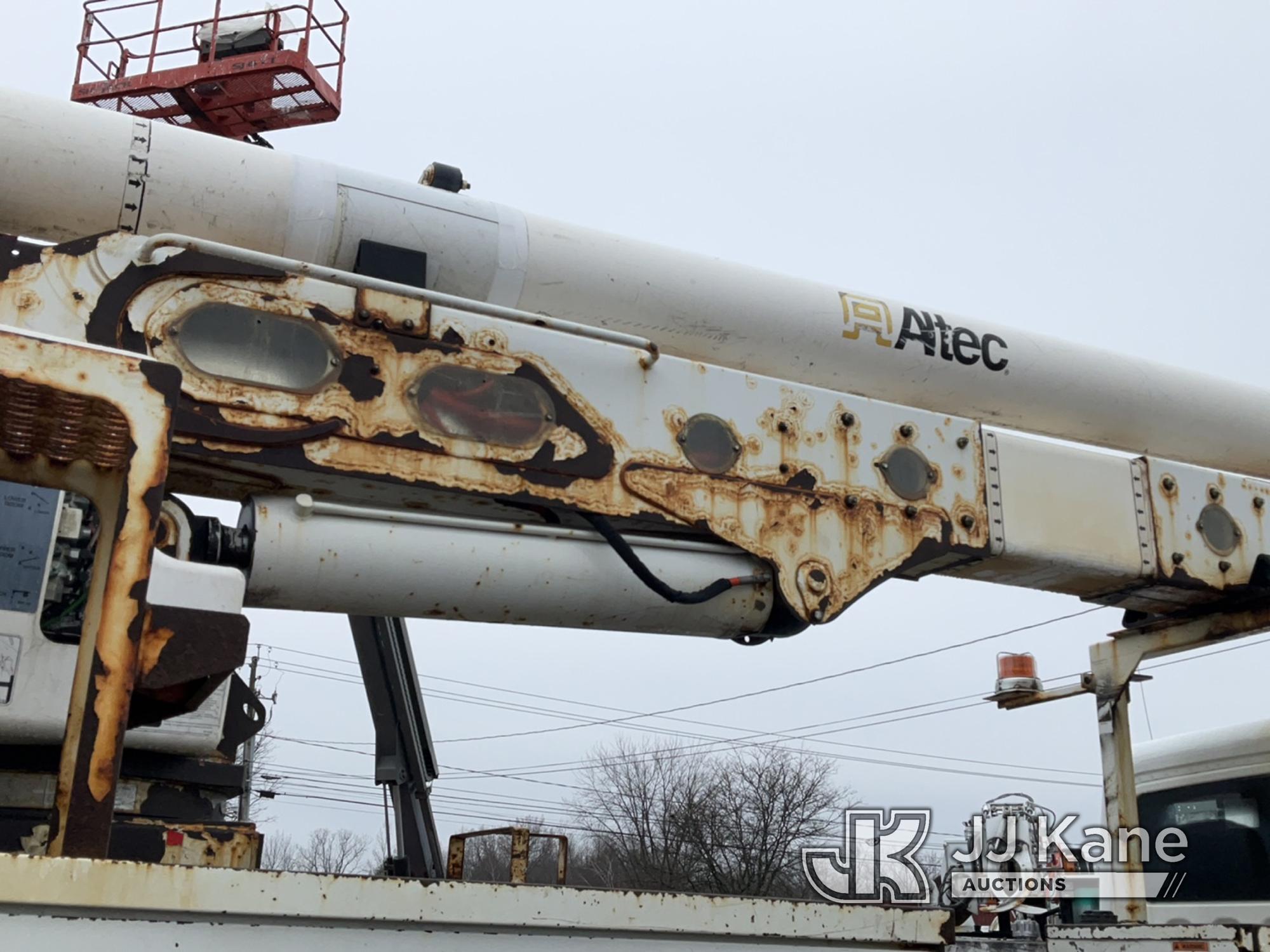 (Rome, NY) Altec AN55E, Material Handling Bucket Truck rear mounted on 2017 Freightliner M2 106 Util