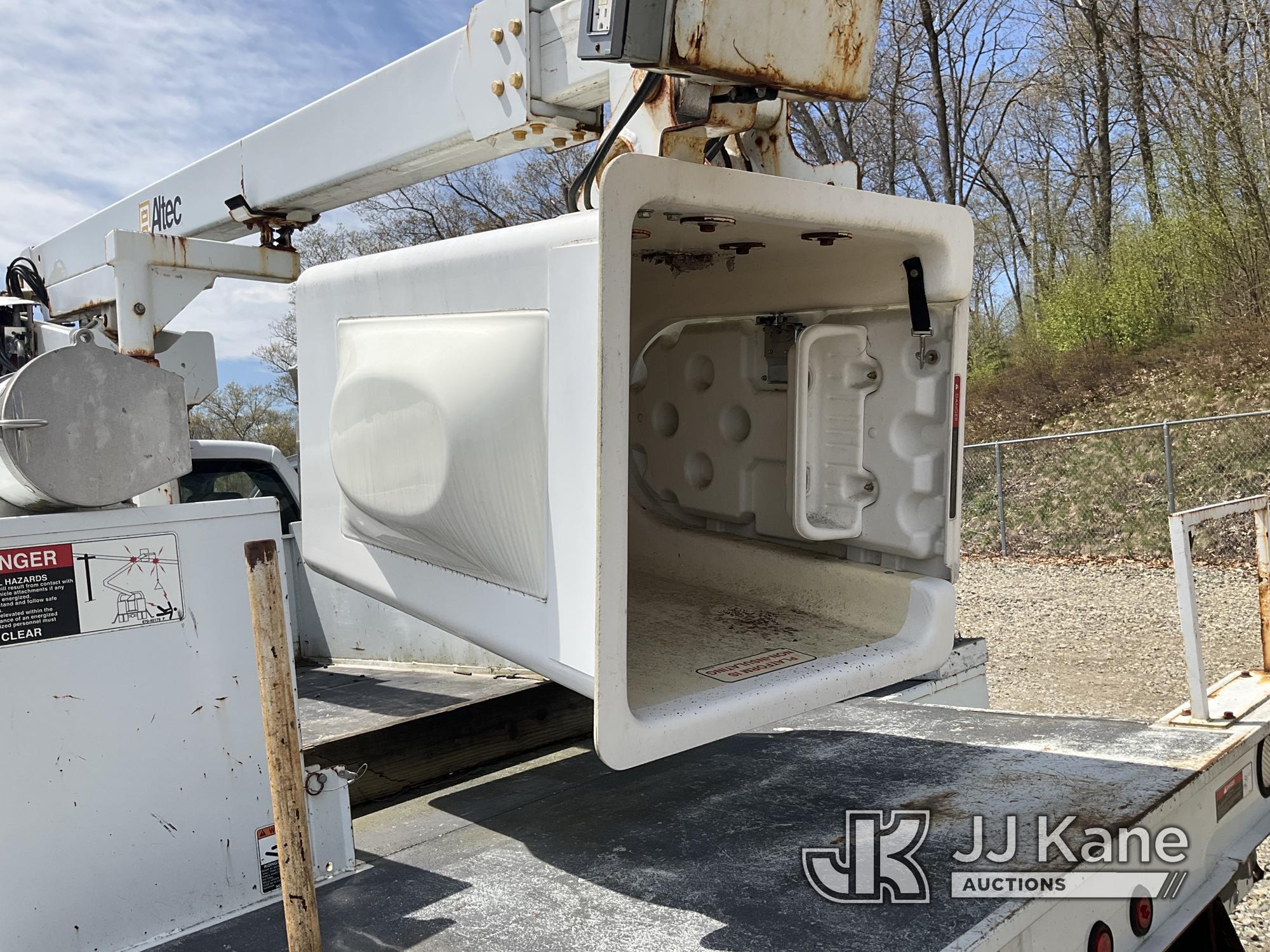 (Shrewsbury, MA) Altec AT200A, Telescopic Non-Insulated Bucket Truck mounted behind cab on 2014 Ford