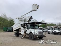 (Smock, PA) Altec LRV60/70, Over-Center Elevator Bucket mounted behind cab on 2012 Freightliner M2 1