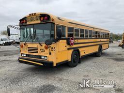 (Plymouth Meeting, PA) 2010 Blue Bird All American School Bus Runs & Moves, Body & Rust Damage