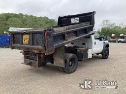 (Smock, PA) 2009 Ford F450 Dump Truck Runs, Moves & Operates, Rust & Body Damage