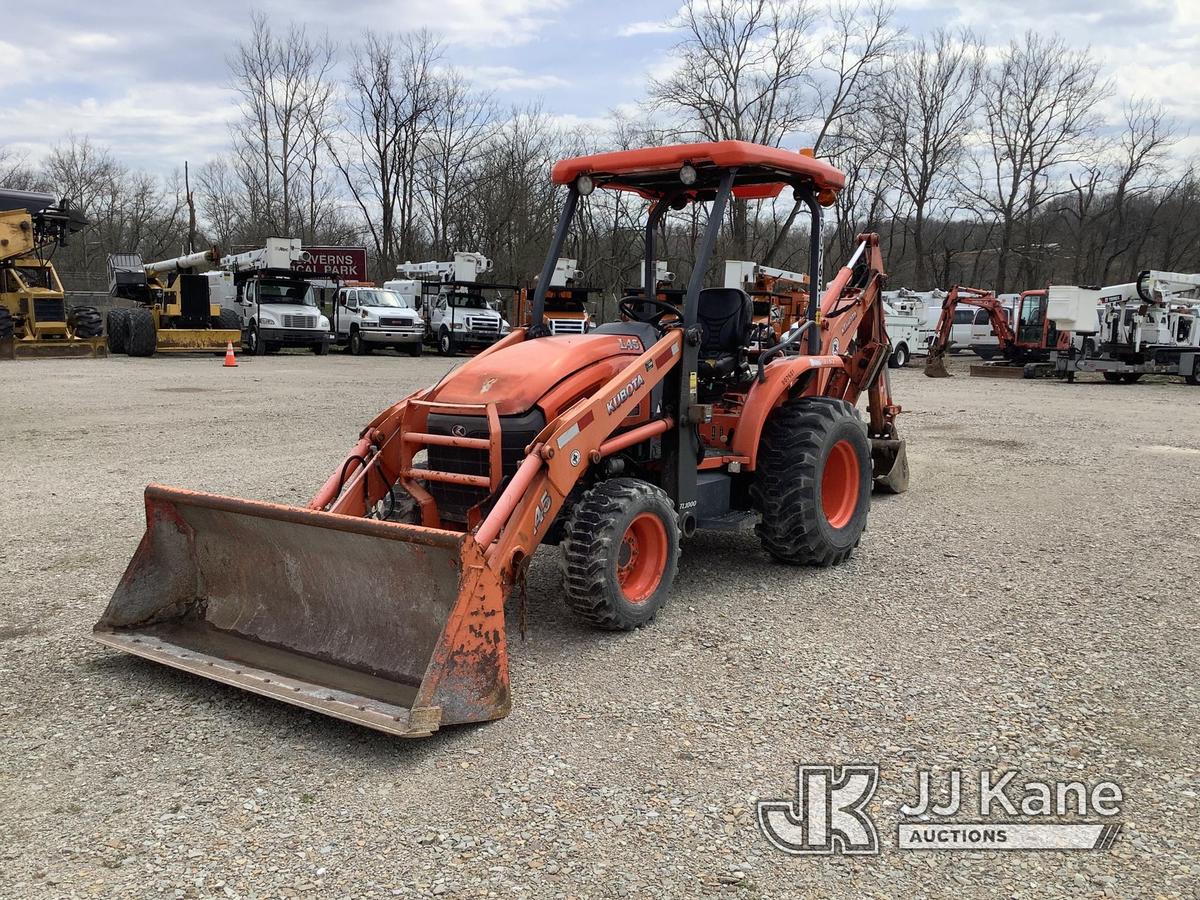 (Smock, PA) 2015 Kubota L45 Mini Tractor Loader Backhoe Runs, Moves & Operates