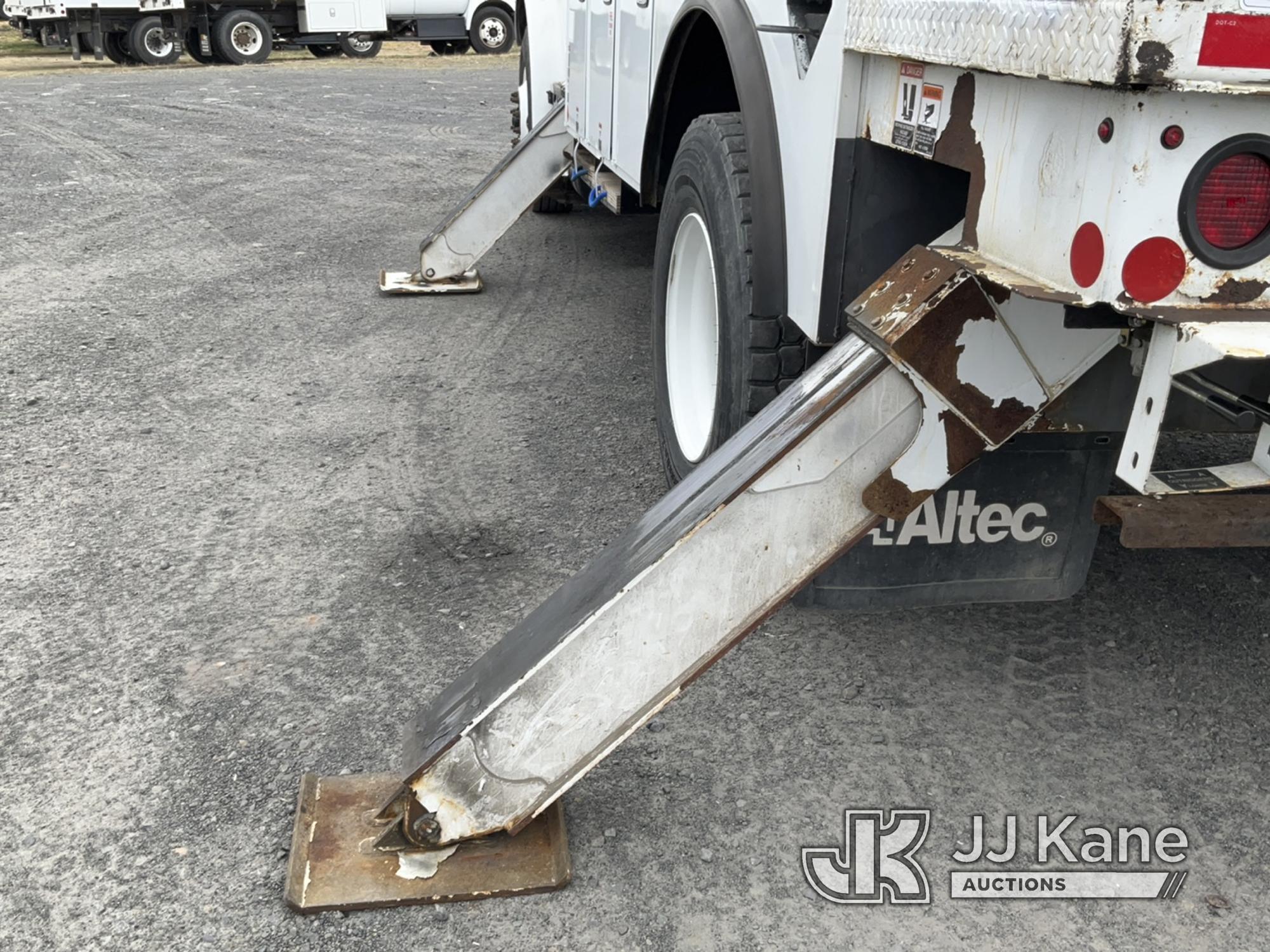 (Plains, PA) Altec DM47B-TR, Digger Derrick rear mounted on 2017 Freightliner M2 106 Utility Truck R