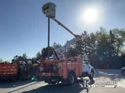 (Chester Springs, PA) Altec L42A, Over-Center Bucket Truck center mounted on 2011 Ford F750 Extended