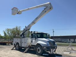 (Rome, NY) Altec AA55, Material Handling Bucket Truck rear mounted on 2019 International 4300 Utilit