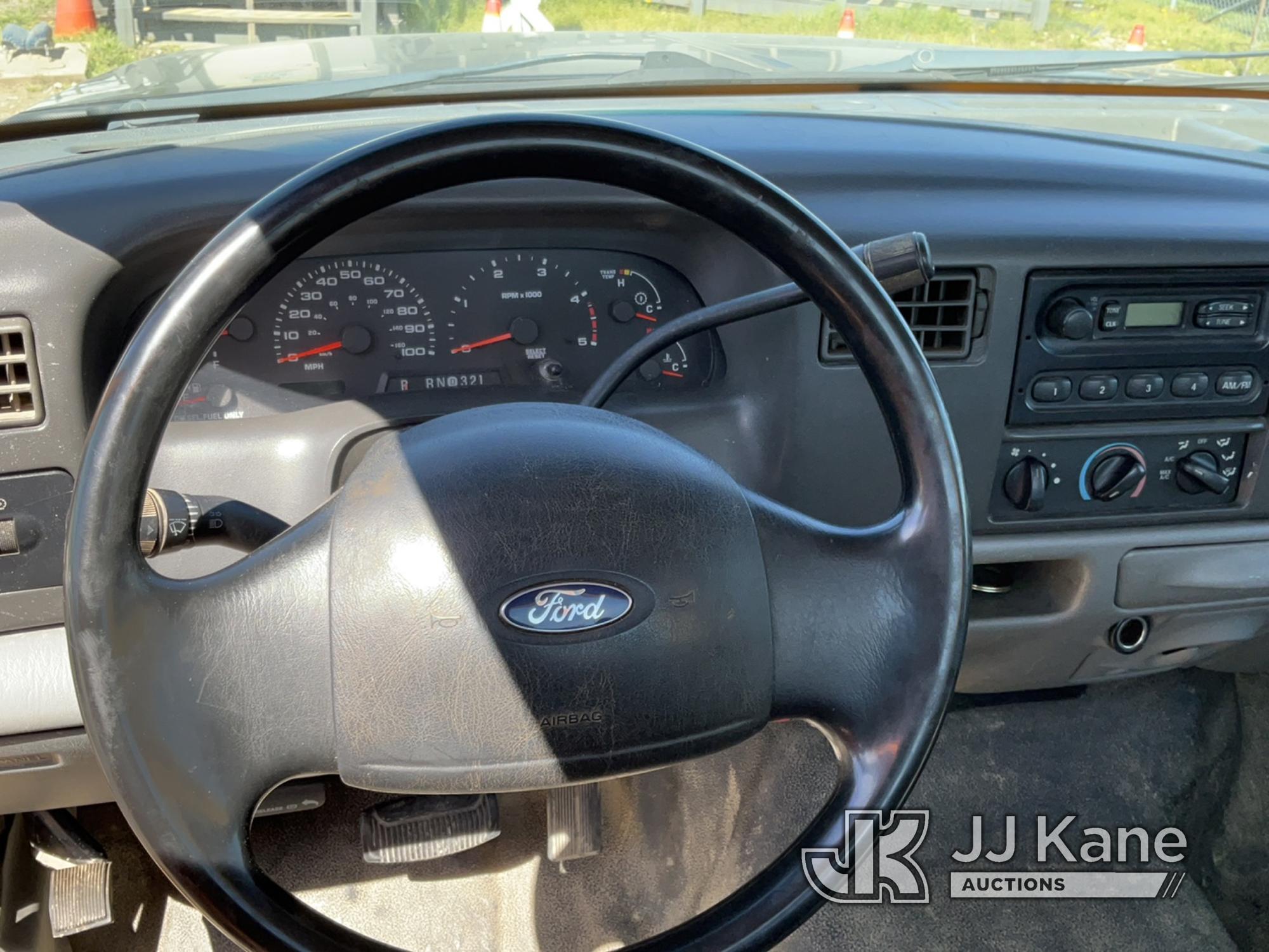 (Charlotte, MI) 2004 Ford F550 Flatbed/Service Truck Runs, Moves, Rust, Seller States: Newer Transmi