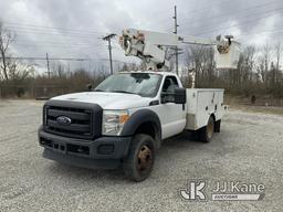 (Fort Wayne, IN) Altec AT200A, Non-Insulated Bucket Truck mounted behind cab on 2015 Ford F450 Servi