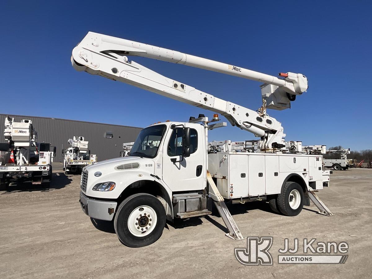 (Pataskala, OH) Altec AA55E, Material Handling Bucket Truck rear mounted on 2019 Freightliner M2 106