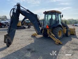 (Plymouth Meeting, PA) 2014 John Deere 410K 4x4 Tractor Loader Backhoe No Title) (Runs Moves & Opera