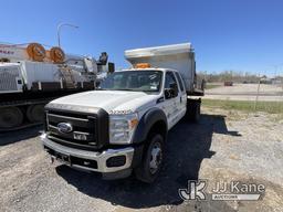 (Rome, NY) 2011 Ford F550 4x4 Dump Truck Runs, no transfer case, does not move, no trans, check engi