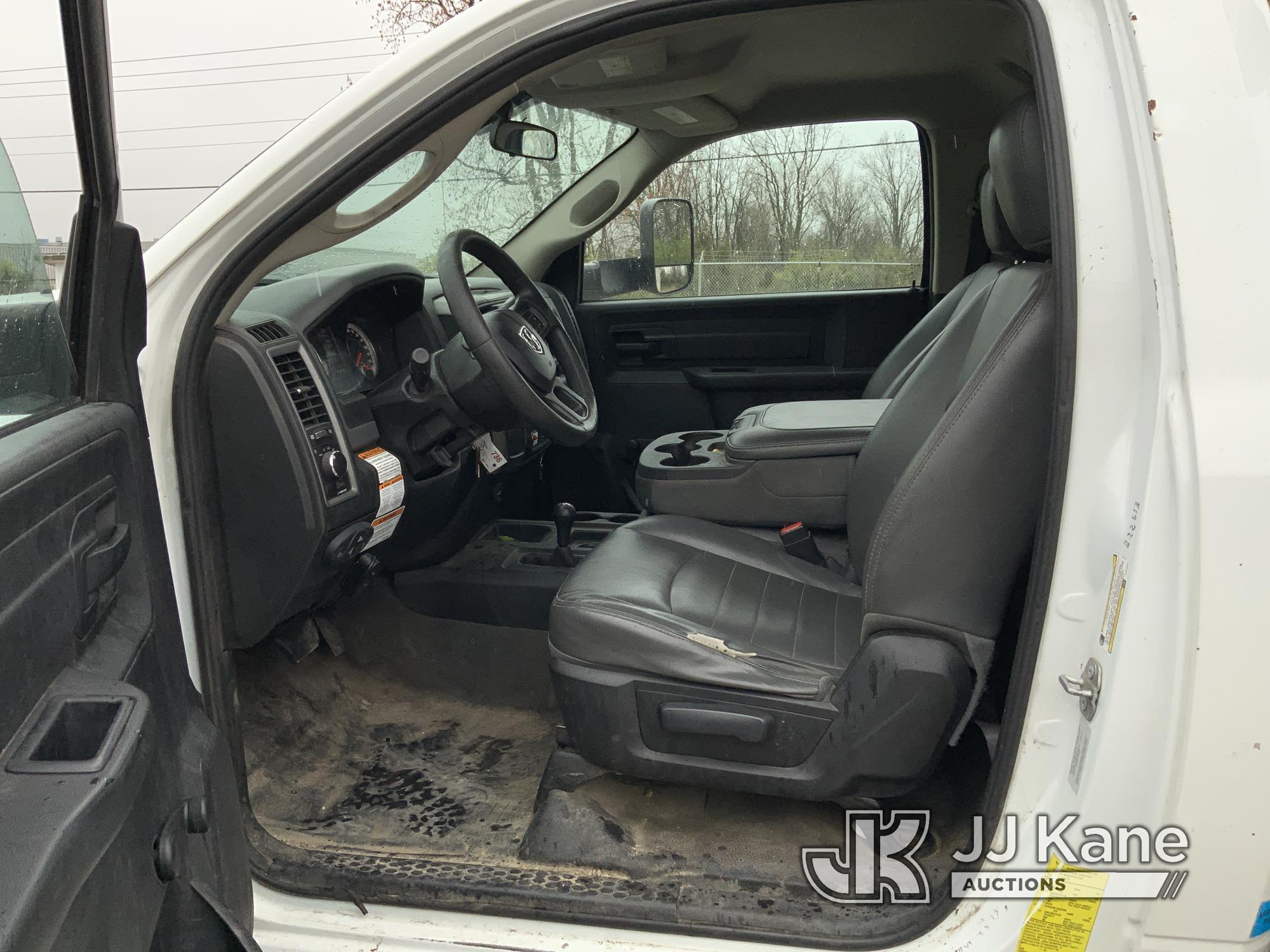 (Fort Wayne, IN) Altec AT37G, Articulating & Telescopic Bucket Truck mounted behind cab on 2016 RAM