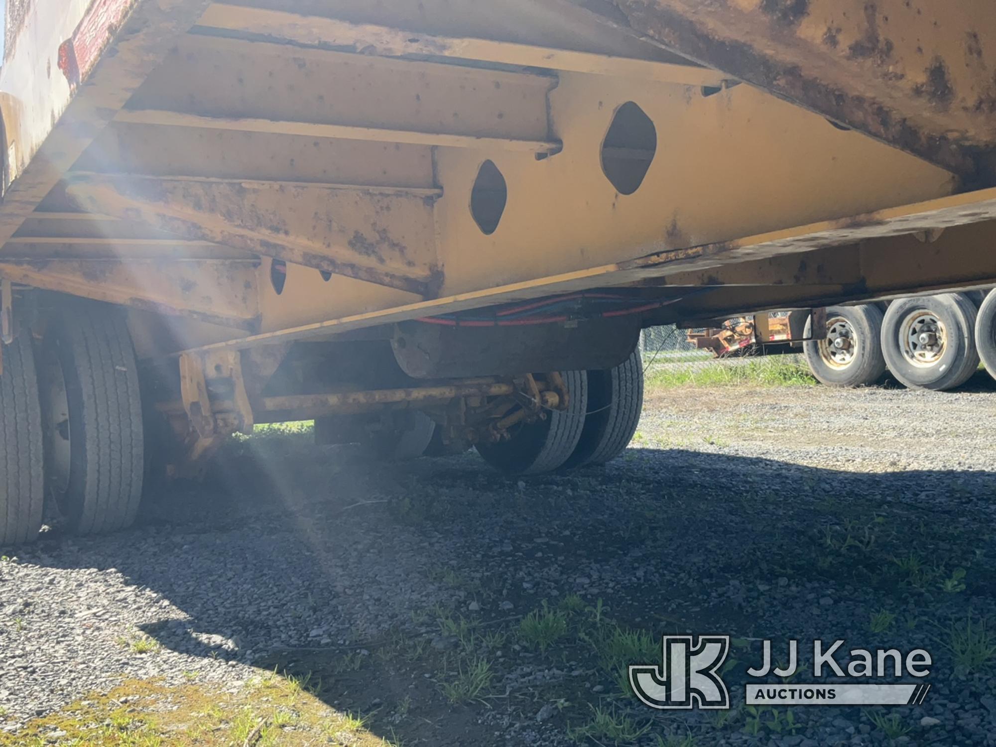 (Rome, NY) 2019 Felling FT-30-2 LP 15-Ton T/A Tagalong Equipment Trailer Brake Issues, Seller States