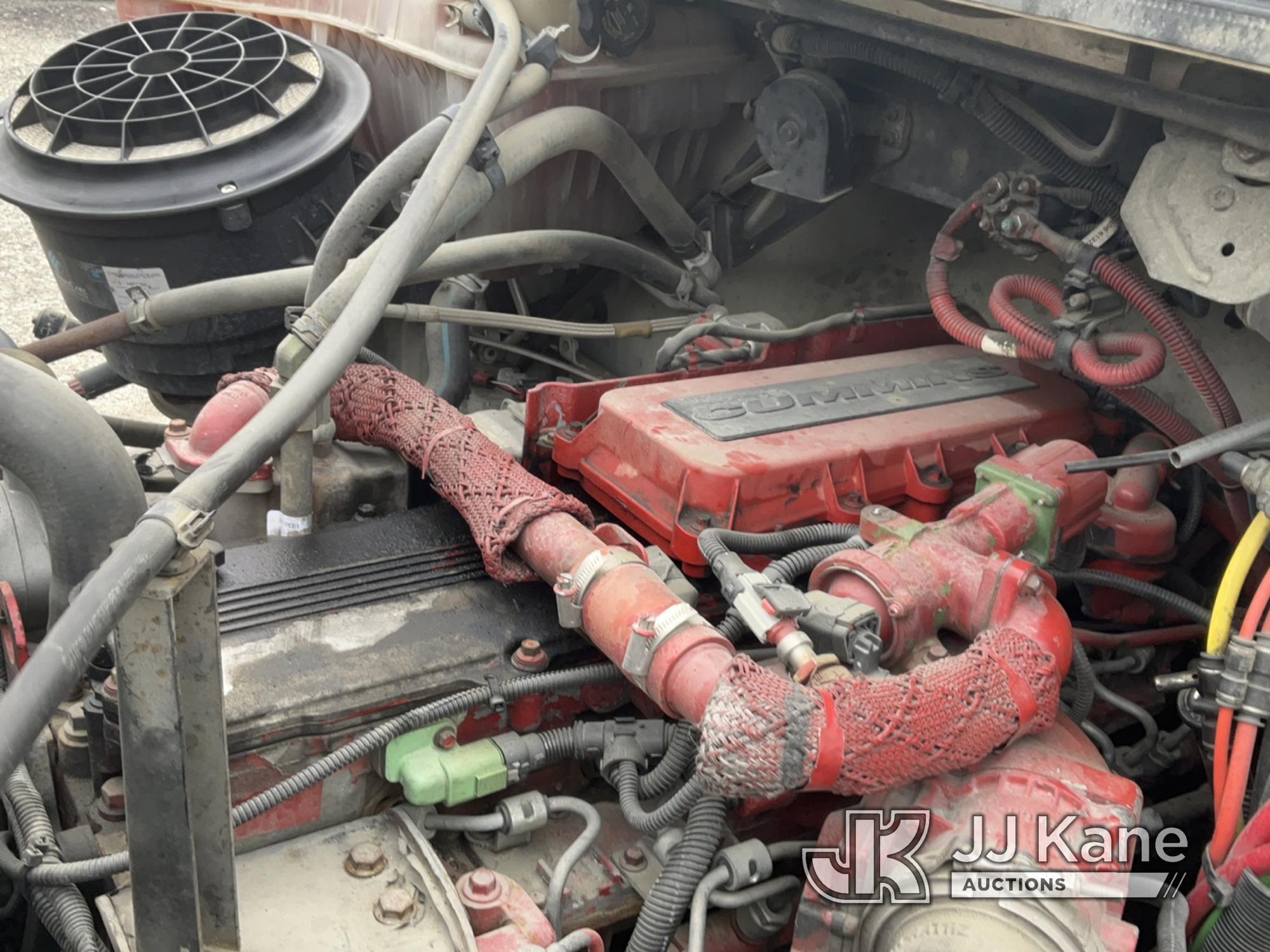 (Plymouth Meeting, PA) Hiab XS B-3 122, Knuckleboom Crane mounted behind cab on 2014 Freightliner M2