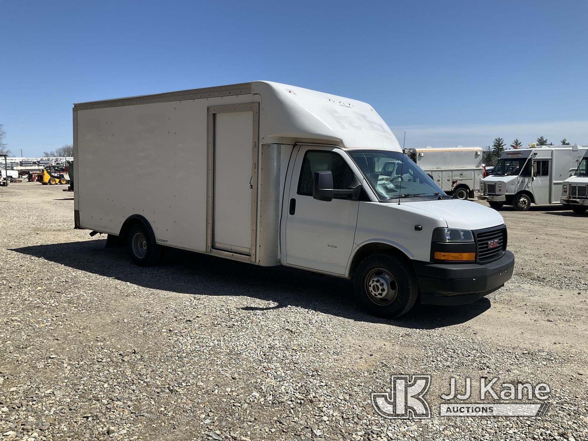 (Shrewsbury, MA) 2018 GMC Savana G3500 Cutaway Van Body Truck Runs & Moves