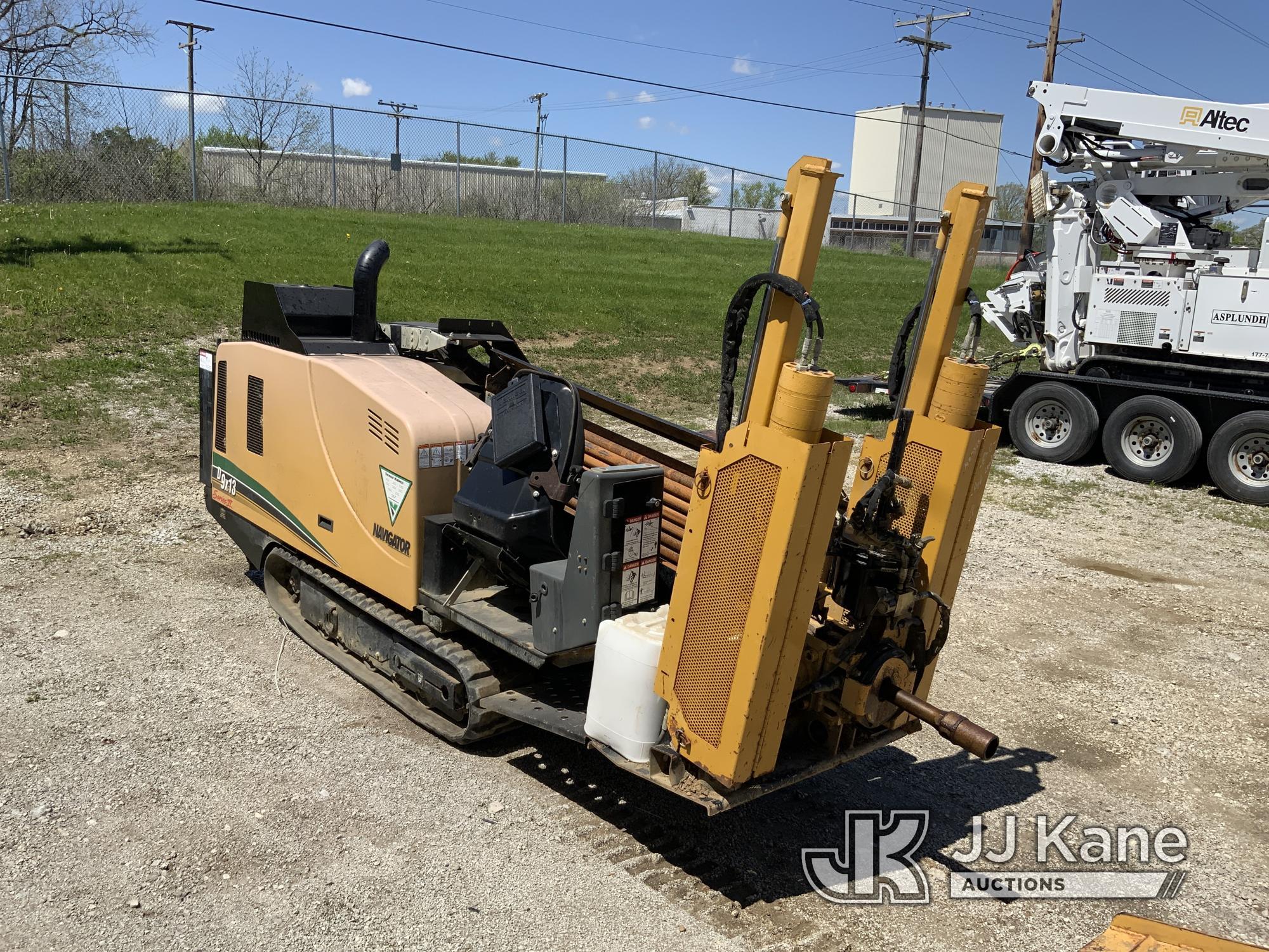 (Fort Wayne, IN) 2011 Vermeer D9x13 Series II Directional Boring Machine, Machine & Trailer Will Be