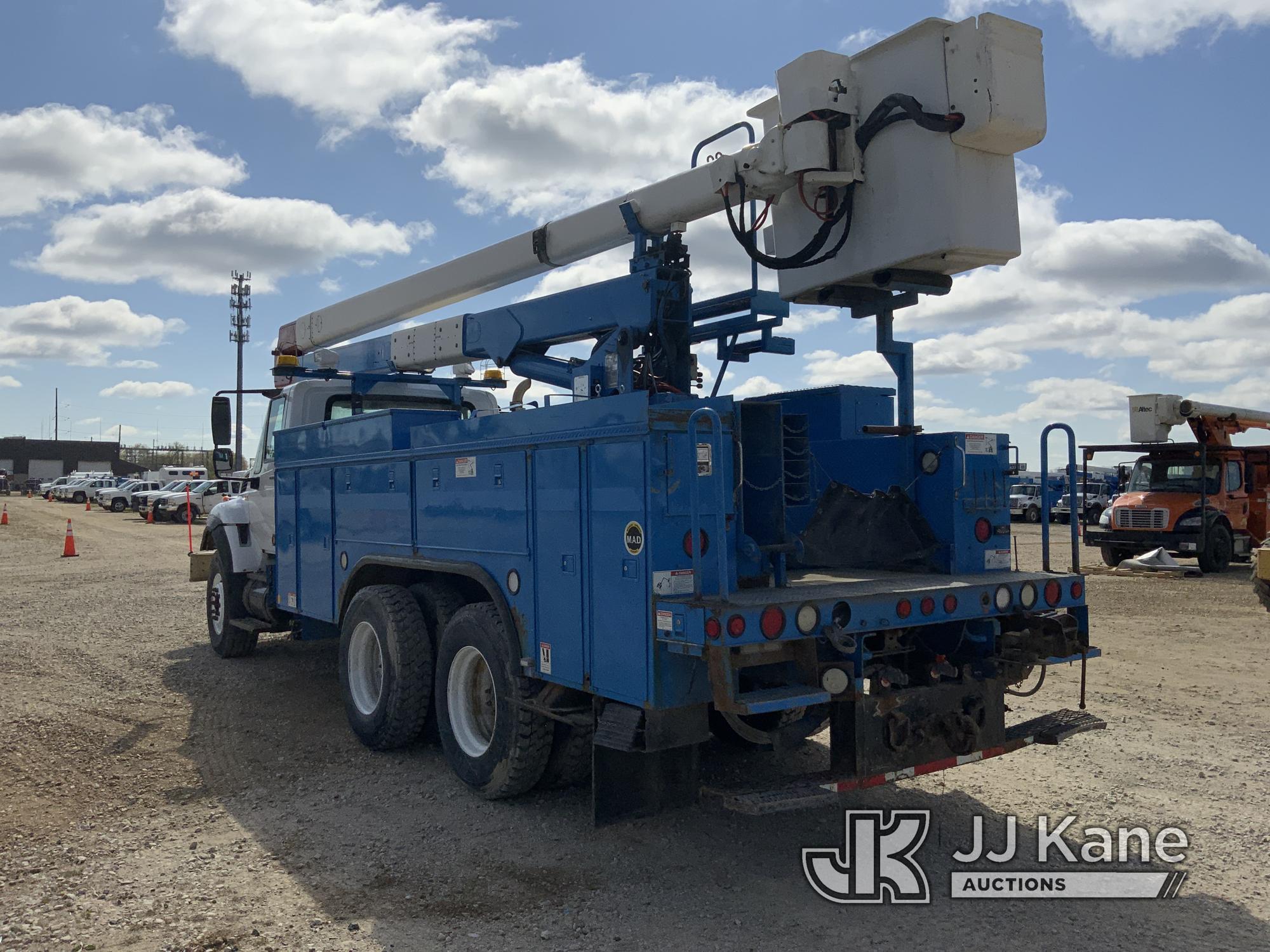 (Charlotte, MI) HiRanger 5FC-55, Bucket Truck rear mounted on 2010 International Workstar 7400 T/A U