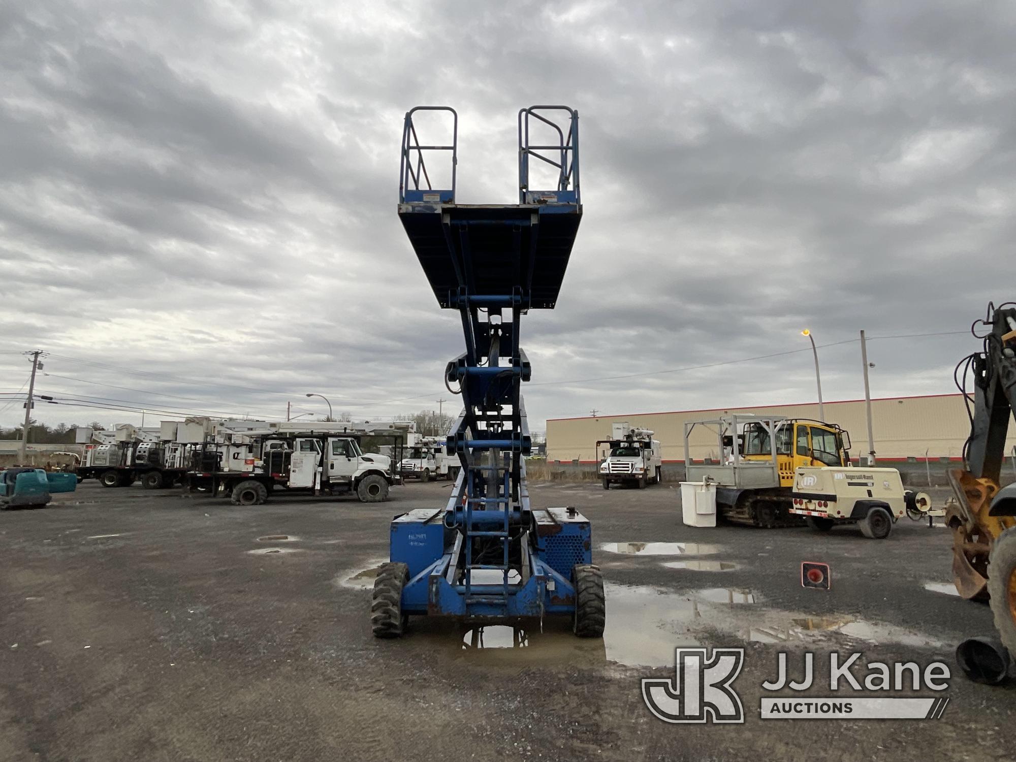 (Rome, NY) Upright LX50 50 ft Self-Propelled Scissor Lift, Platform height: 50ft, max distributed lo