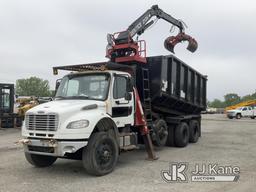 (Plymouth Meeting, PA) Prentice 2124, Grappleboom/Log Loader Crane mounted behind cab on 2016 Freigh