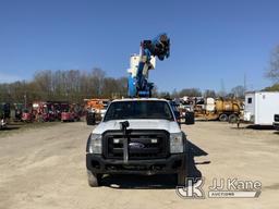 (Charlotte, MI) HiRanger LT38, Articulating & Telescopic Bucket Truck mounted behind cab on 2011 For