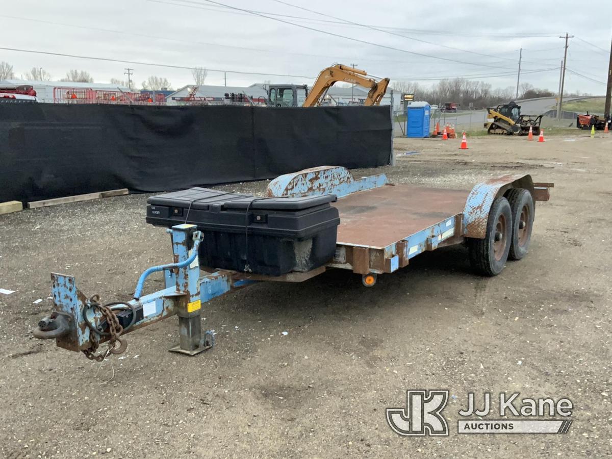 (Charlotte, MI) 1999 Butler T/A Tagalong Flatbed Trailer