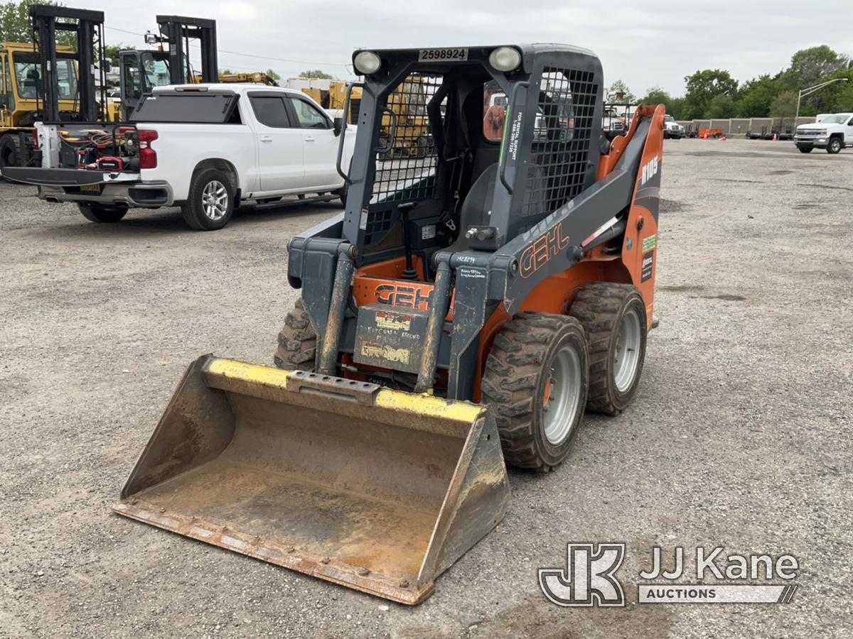 (Plymouth Meeting, PA) 2018 Gehl R105 Rubber Tired Skid Steer Loader Runs, Moves & Operates