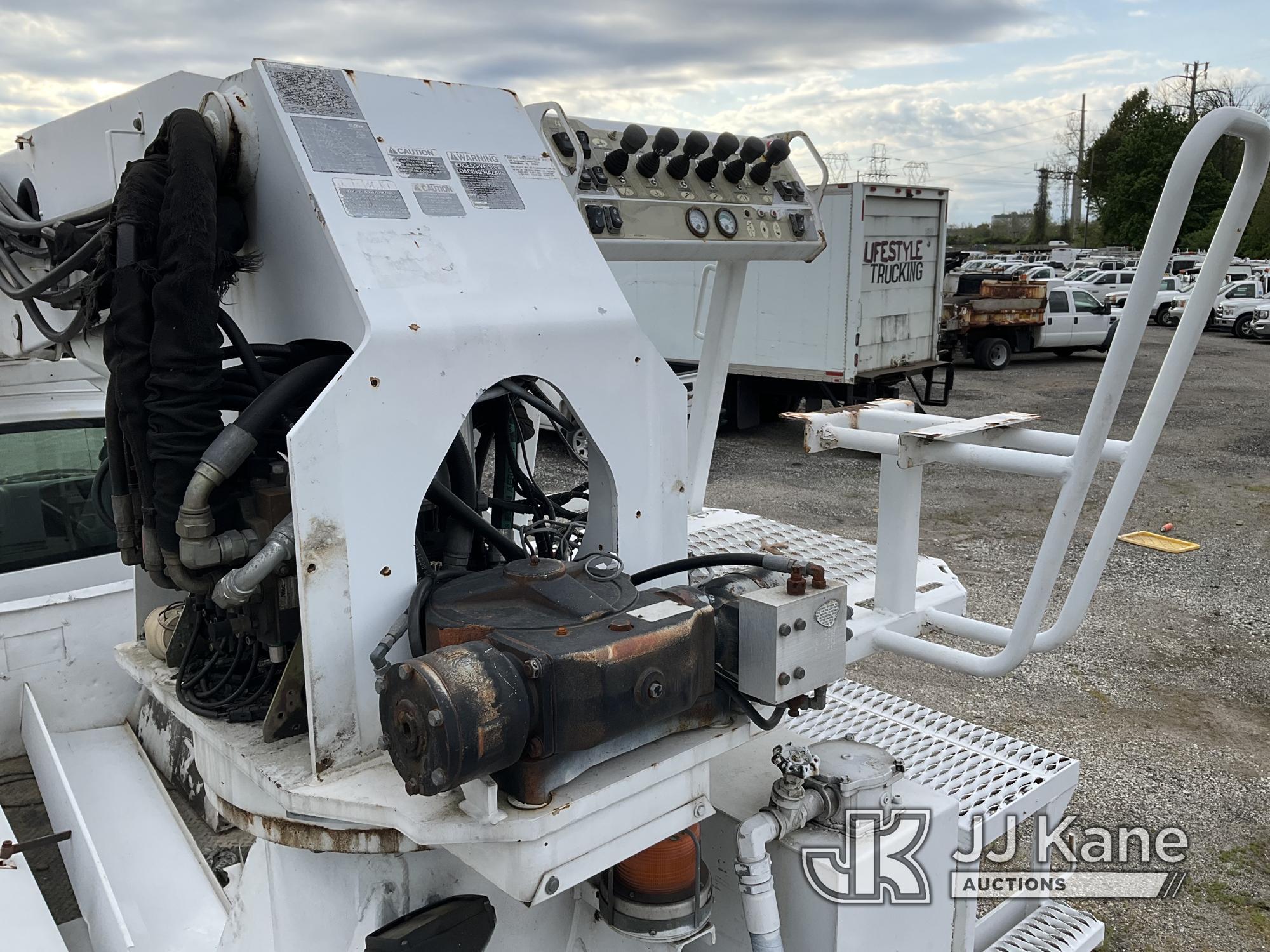 (Plymouth Meeting, PA) Altec DM47-BR, Digger Derrick rear mounted on 2006 Chevrolet C7500 Utility Tr