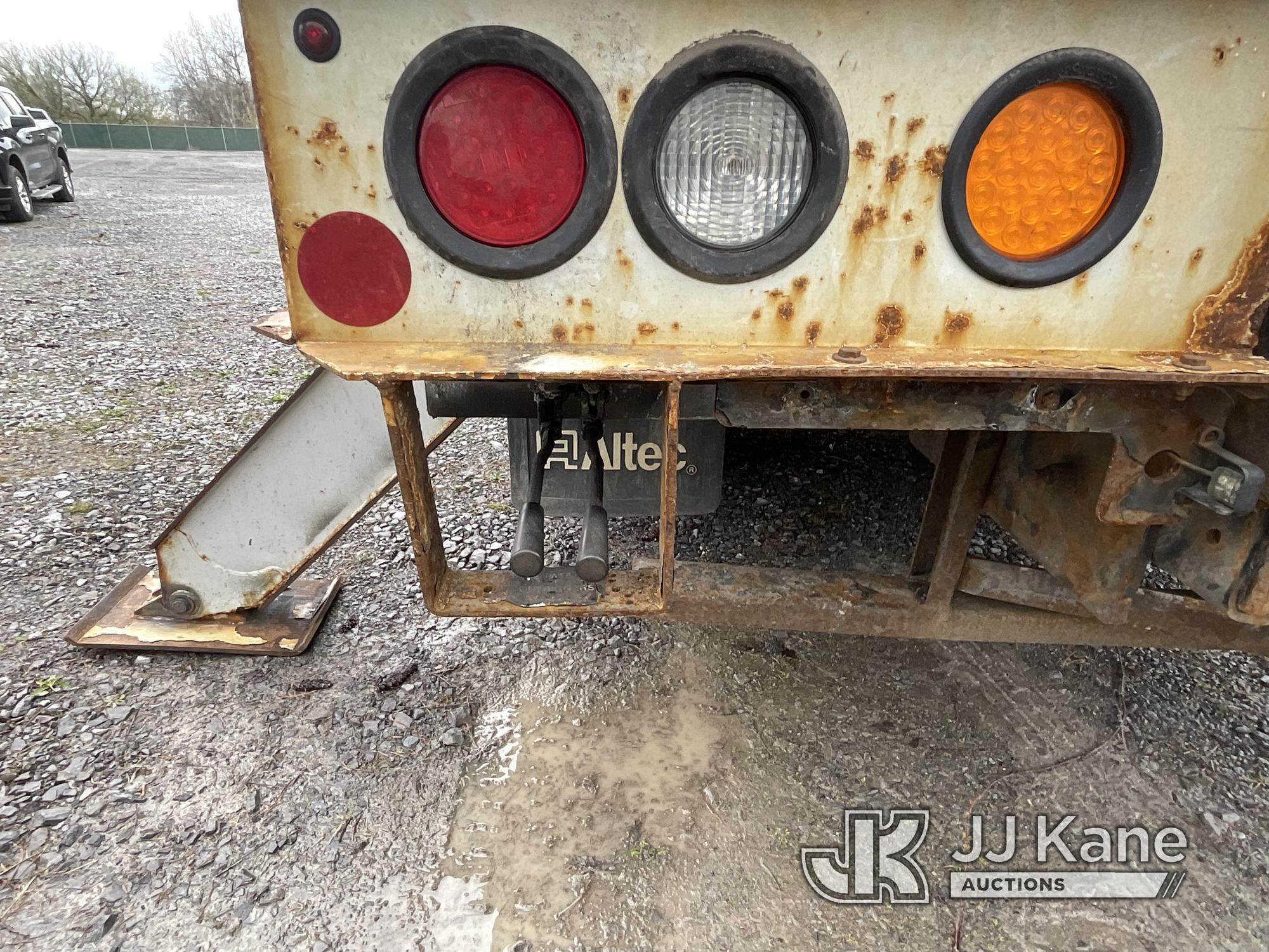 (Victor, NY) Altec AM55-E, Over-Center Material Handling Bucket Truck rear mounted on 2019 Kenworth