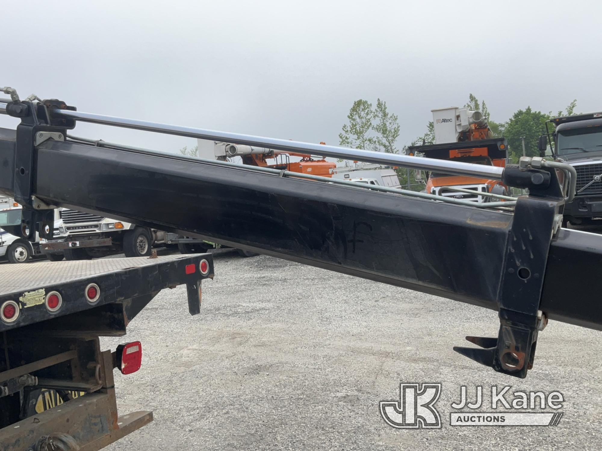 (Plymouth Meeting, PA) Hiab XS B-3 122, Knuckleboom Crane mounted behind cab on 2014 Freightliner M2