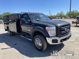 (University Park, IL) 2014 Ford F550 Service Truck Runs & Moves) (Paint Peeling on Hood, Check Engin