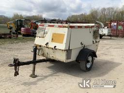 (Charlotte, MI) Sullair 375HDPQJD Portable Air Compressor No Title, Rust, Body Damage, Runs, Operate