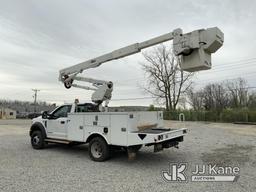 (Fort Wayne, IN) Altec AT40G, Articulating & Telescopic Bucket Truck mounted behind cab on 2017 Ford