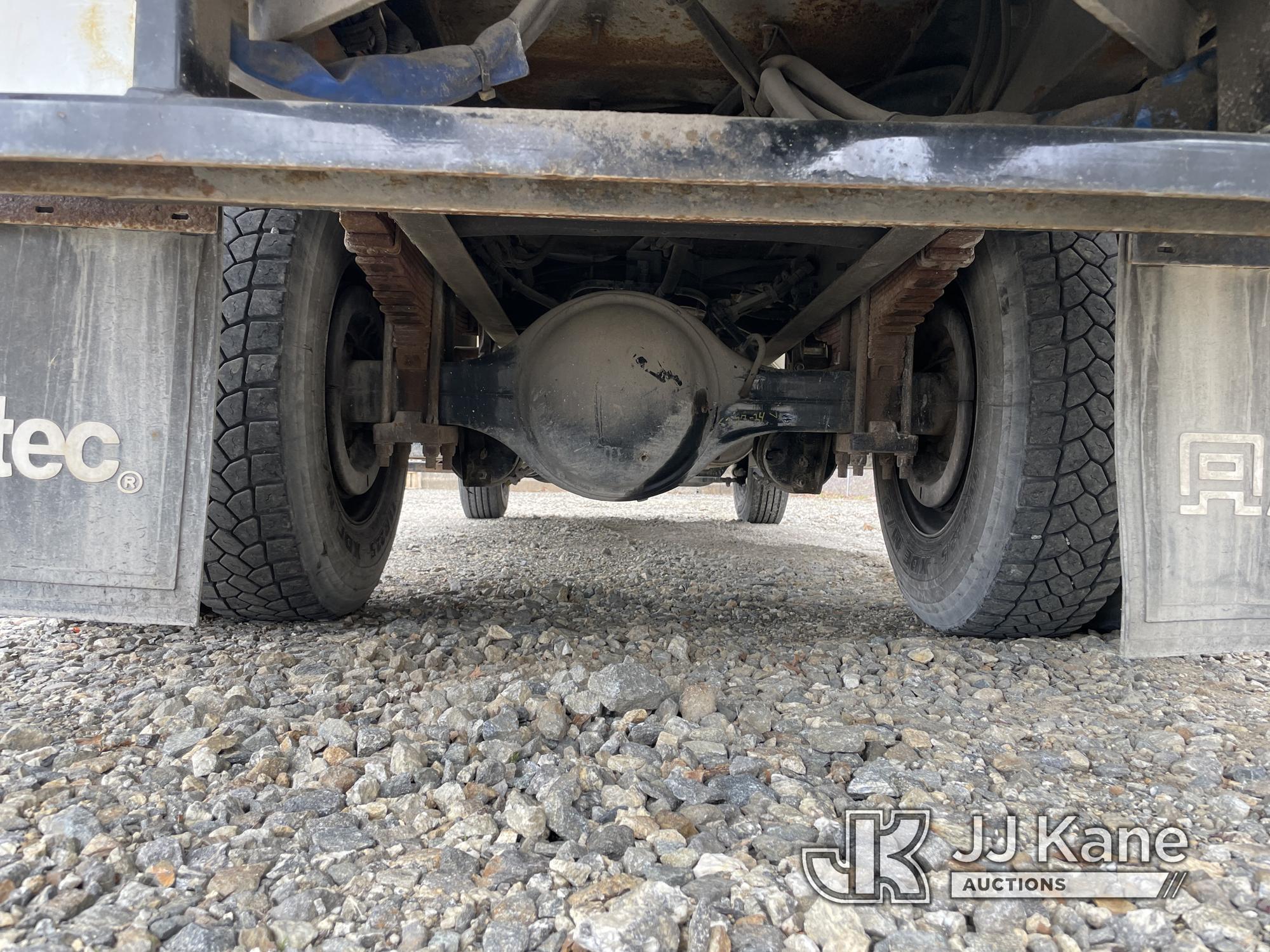 (Shrewsbury, MA) Altec DC47-TR, Digger Derrick rear mounted on 2015 Ford F750 Flatbed/Utility Truck