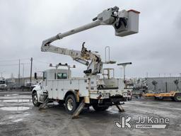 (Rome, NY) Altec AA55, Material Handling Bucket Truck rear mounted on 2017 Kenworth T370 Utility Tru