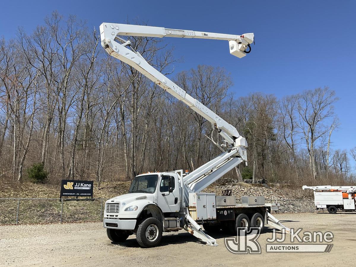 (Shrewsbury, MA) Altec A77-TE93, Articulating & Telescopic Material Handling Bucket Truck rear mount