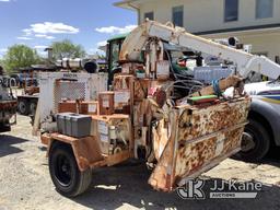 (Harmans, MD) 2000 Bandit 250 Chipper (12in Drum) Not Running, Condition Unknown, Turnsover, Rust &