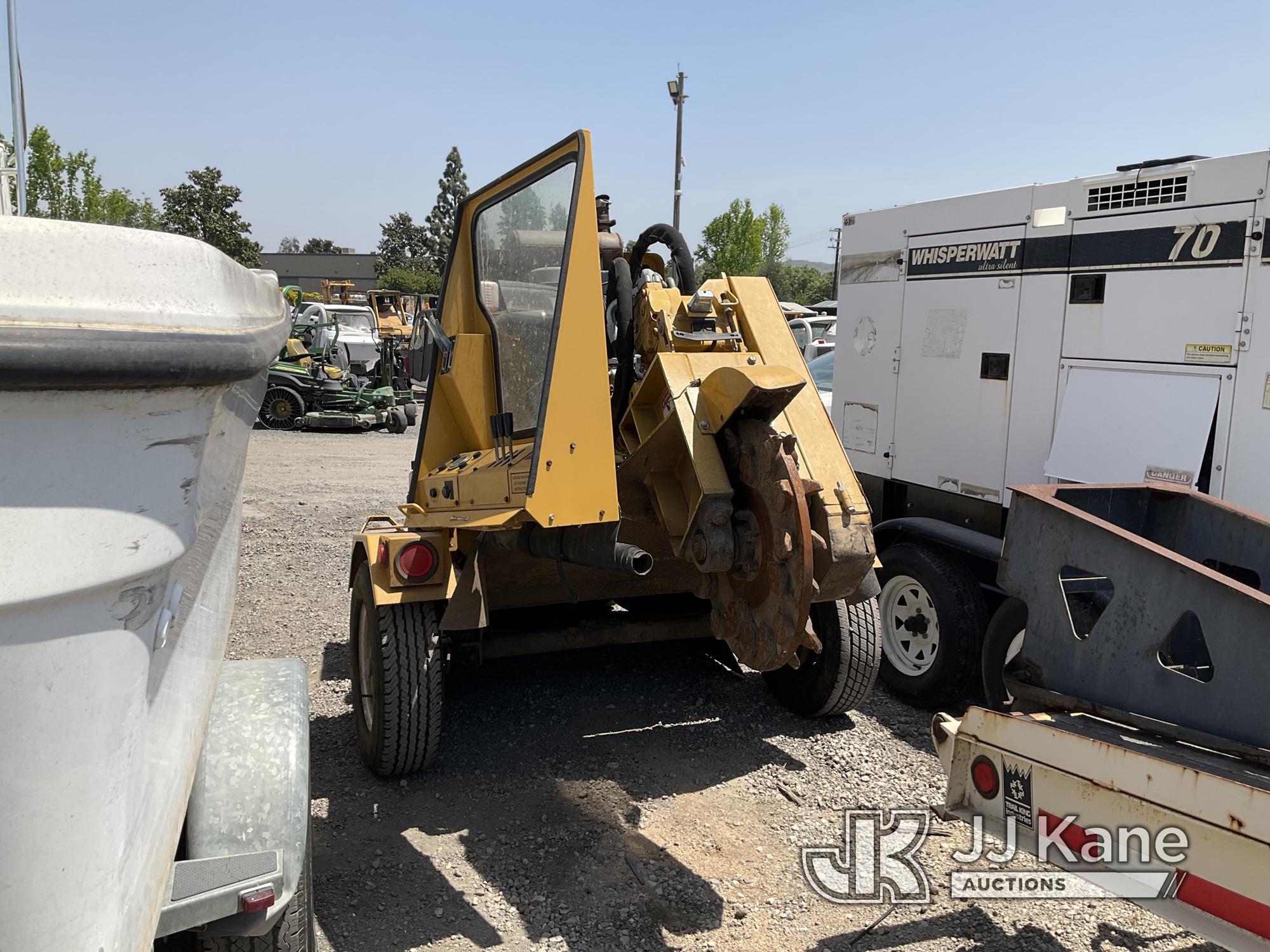 (Jurupa Valley, CA) 2010 Rayco RG100DXH Portable Stump Grinder Not Running, Operation Unknown