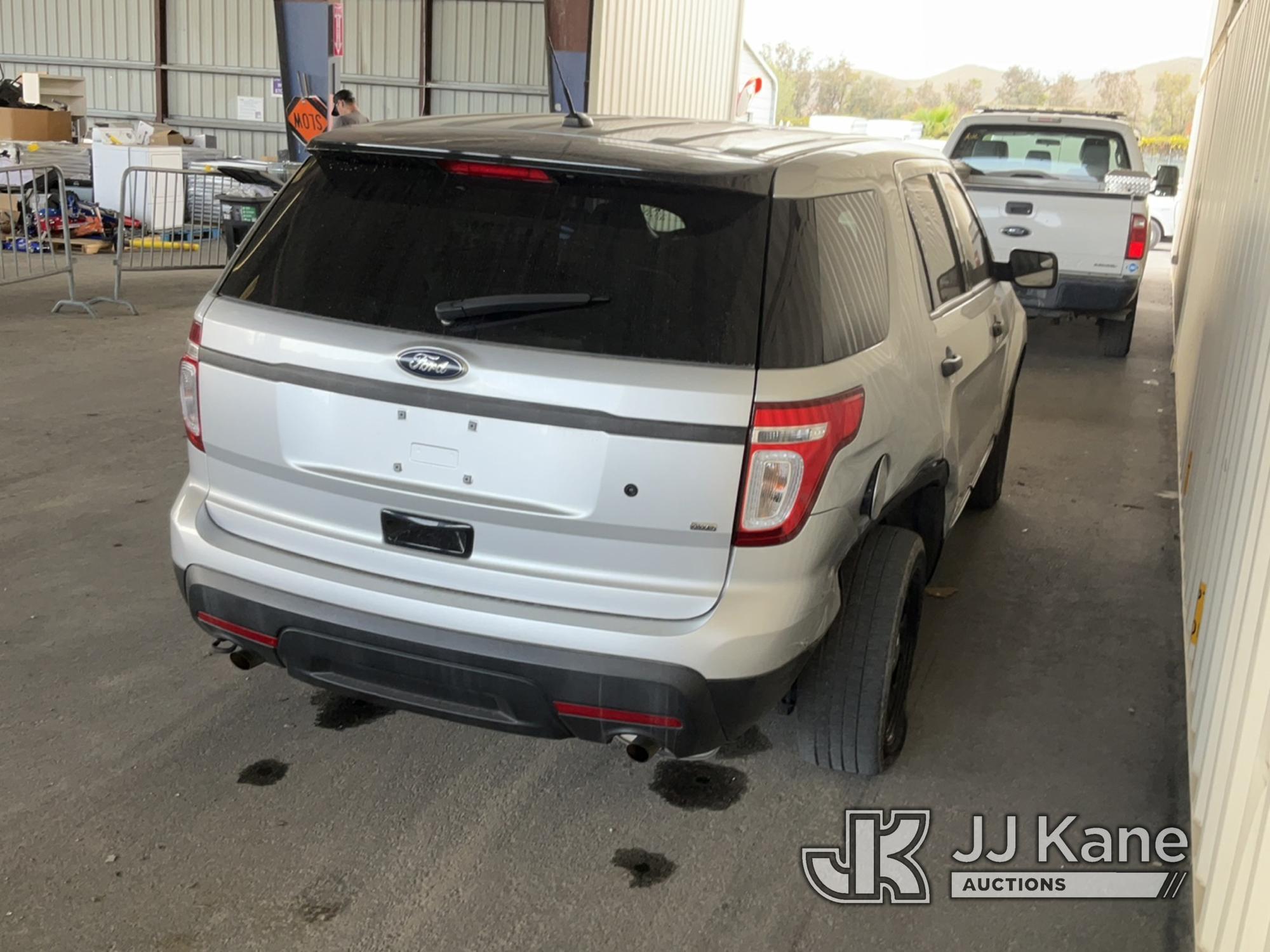 (Jurupa Valley, CA) 2013 Ford Explorer AWD Police Interceptor Sport Utility Vehicle Runs But Does No