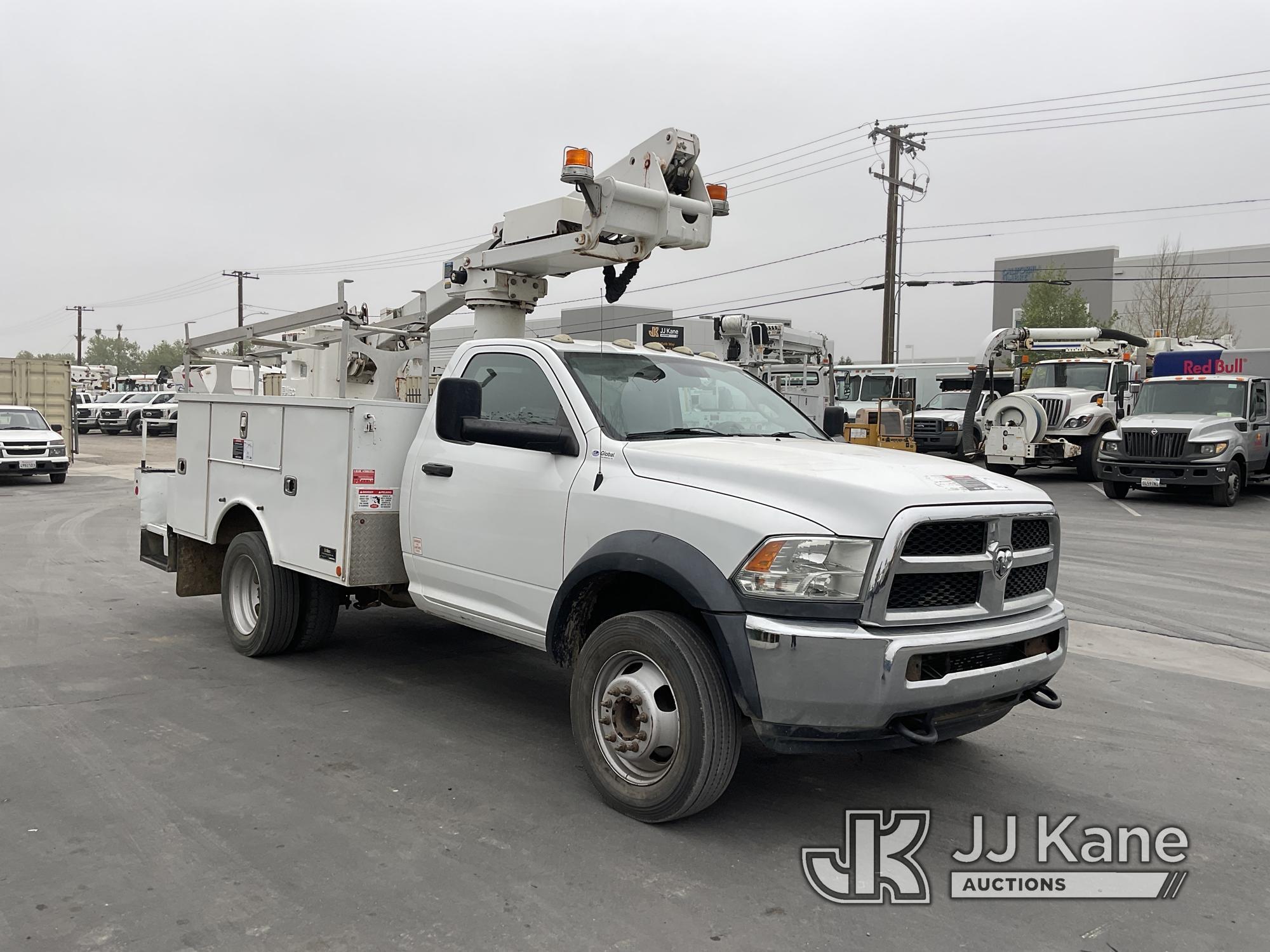 (Jurupa Valley, CA) Altec AT235, , 2016 RAM 4500 Utility Truck Runs & Moves, Upper Operates