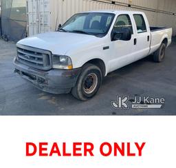 (Jurupa Valley, CA) 2003 FORD F-250 Crew-Cab Pickup Truck, 4/10/24 pulled need poa. mdc Runs & Moves