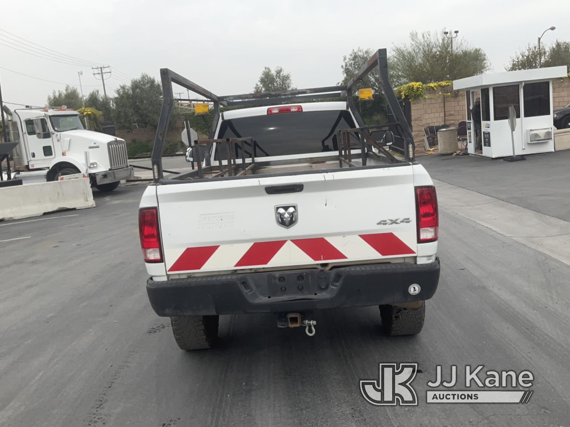 (Jurupa Valley, CA) 2018 DODGE RAM 2500 Service Truck, 3/4 TON REGULAR CAB ST Runs & Moves