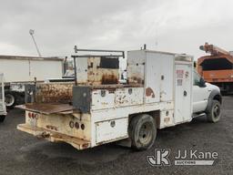 (Jurupa Valley, CA) 2005 Ford F450 Utility Truck Not Running, Engine Will Not Turn Over, Interior St