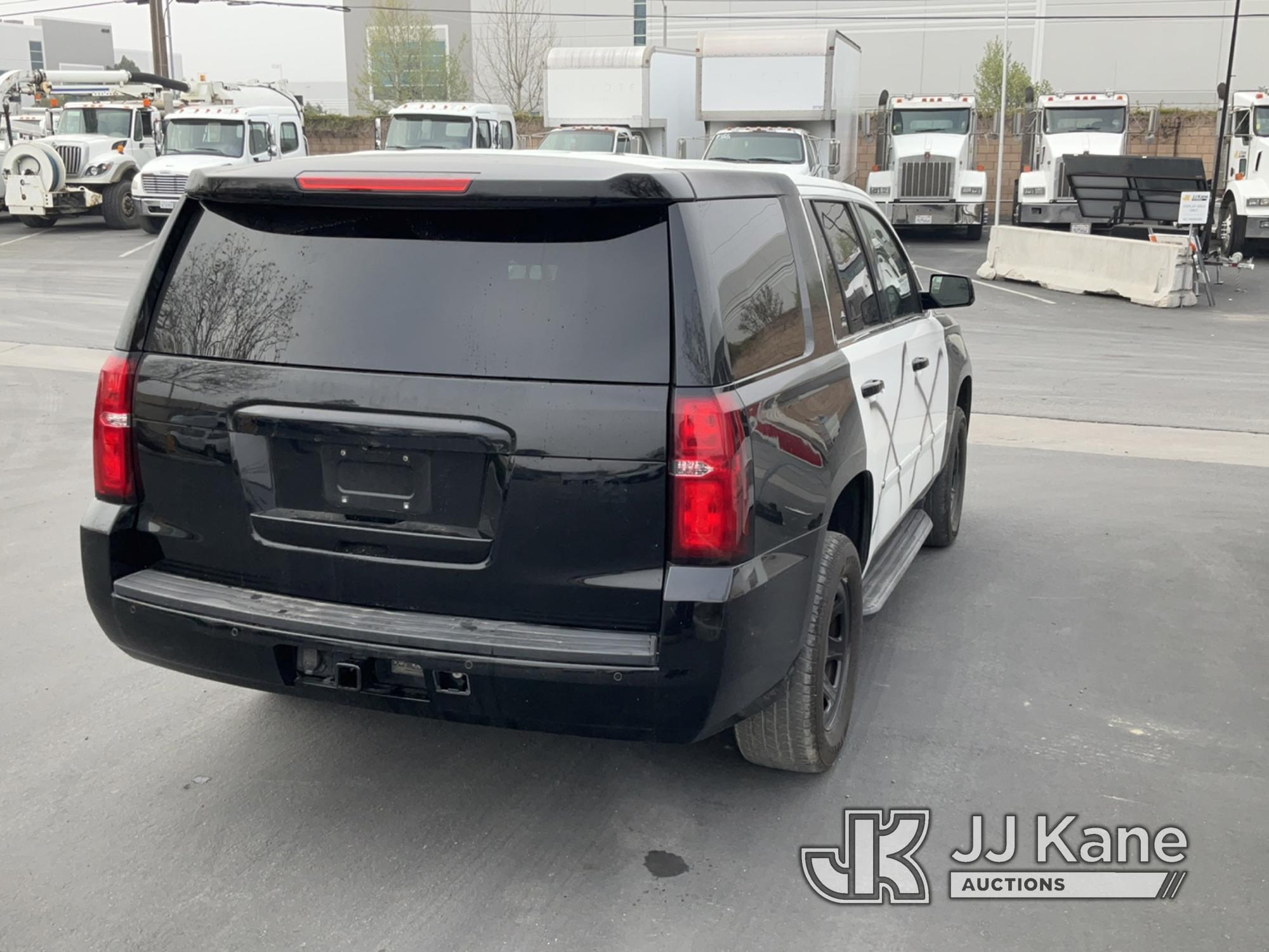 (Jurupa Valley, CA) 2015 Chevrolet Tahoe Police Package Sport Utility Vehicle Runs & Moves, Interior