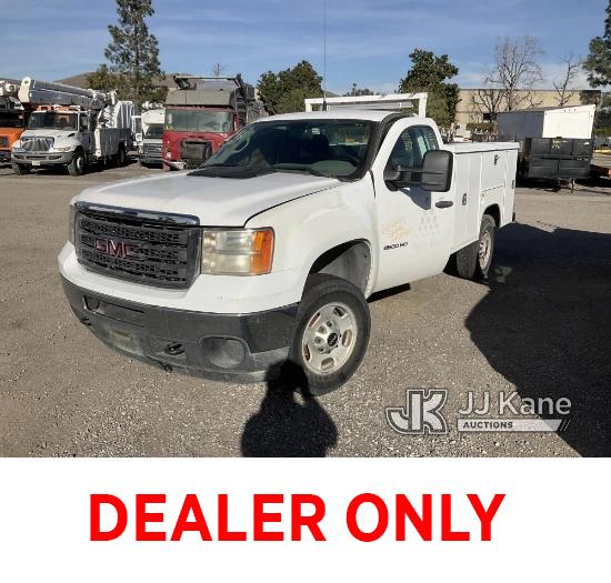 (Jurupa Valley, CA) 2011 GMC Sierra 2500HD Service Truck Not Running, Cranks, Will Not Start, Passen