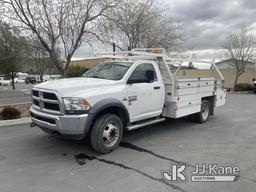 (Jurupa Valley, CA) 2018 DODGE RAM 5500 Service Truck, 1 TON 4X2 REG CAB W/SERV BODY Runs & Moves