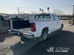 (Jurupa Valley, CA) 2003 Chevrolet Silverado 1500 Extended-Cab Pickup Truck Runs & Moves, Lifters Kn