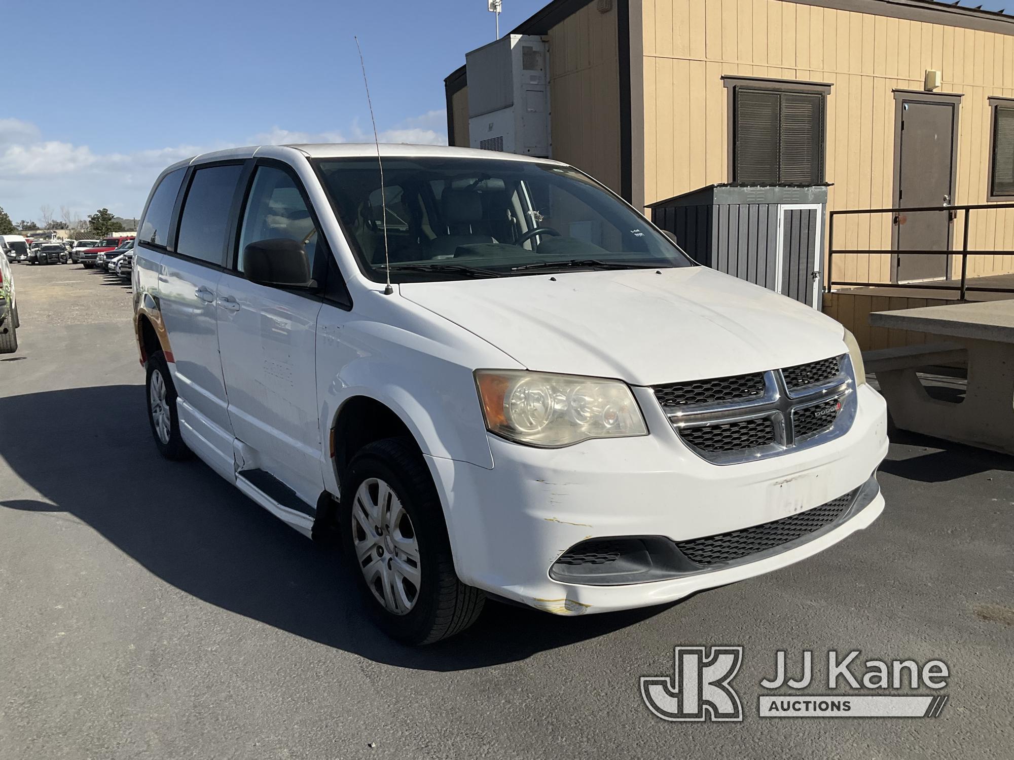 (Jurupa Valley, CA) 2014 Dodge Grand Caravan SE Sports Van Runs But Will Not Stay Running Without A