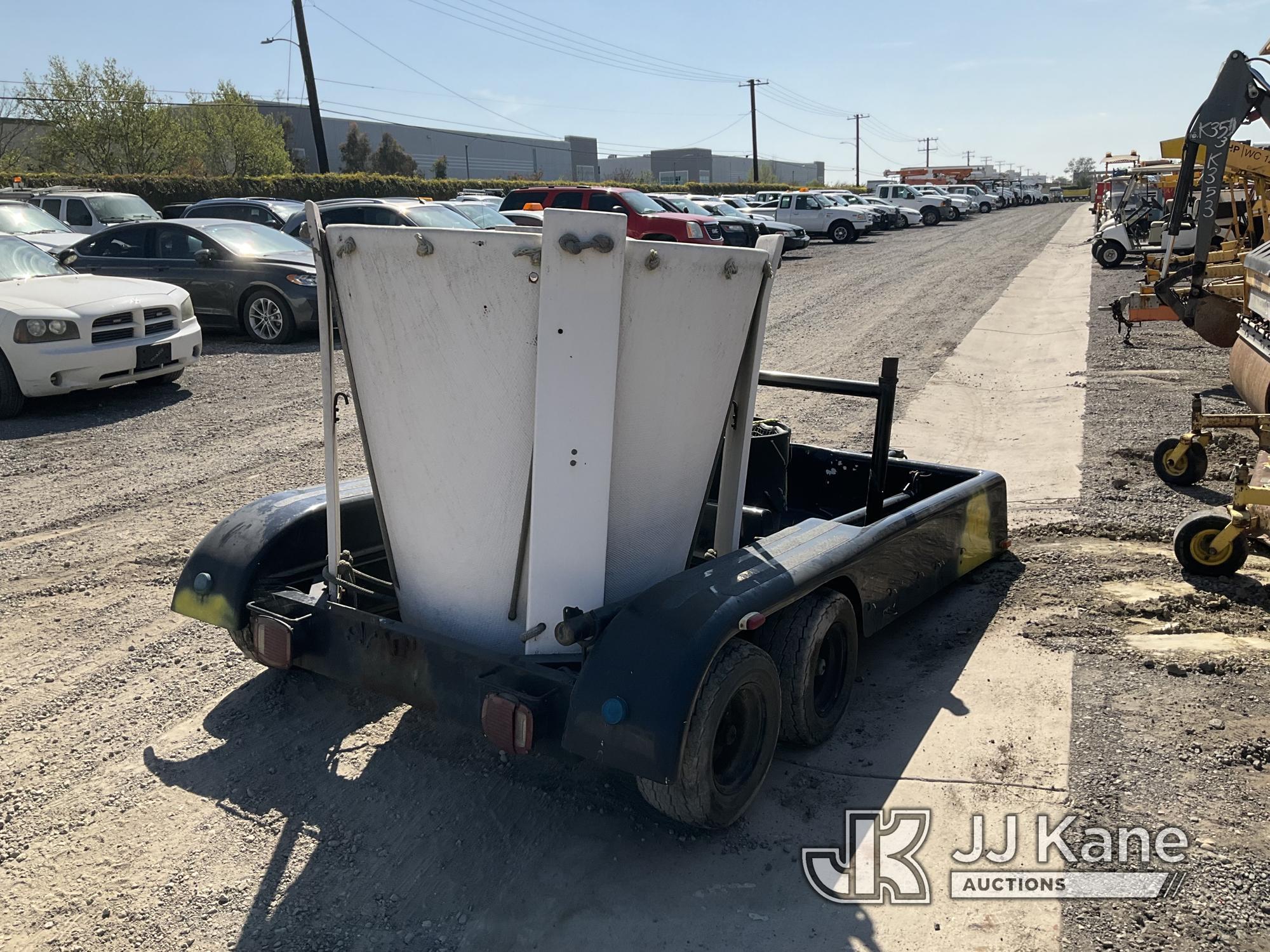 (Jurupa Valley, CA) Utility Trailer Operation Unknown, Missing VIN Plate, Bill of Sale Only